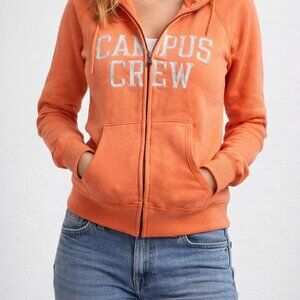 Campus Crew hoodie, cool vibrant colour